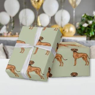 Rhodesian Ridgeback African Lion Dog Pattern Green