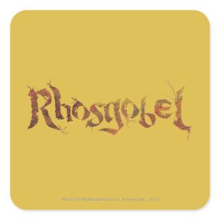 Rhosgobel Name Square Sticker