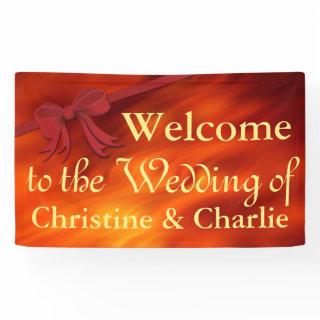 Ribbon Border red + your backgr. & ideas Banner