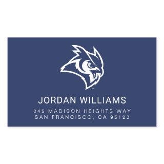 Rice University Owl Logo Rectangular Sticker