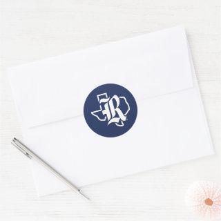 Rice University Texas Emblem Classic Round Sticker