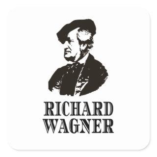 Richard Wagner Classical Music Composer Classic Square Sticker