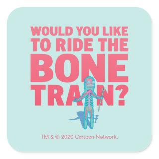 RICK AND MORTY™ | Anatomy Park - Bone Train Square Sticker