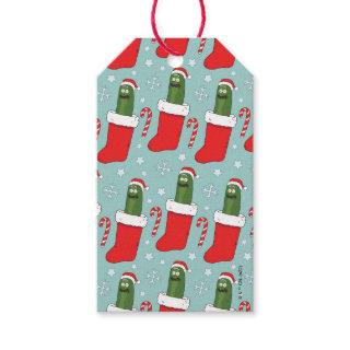 Rick and Morty | Christmas Pickle Rick Pattern Gift Tags