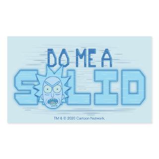 RICK AND MORTY™ | Do Me A Solid Rectangular Sticker