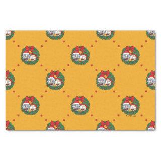 Rick and Morty | Holiday Wreath Pattern Tissue Paper