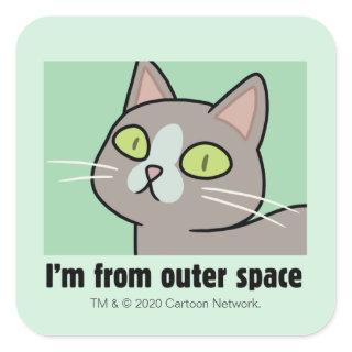 RICK AND MORTY™ | I'm From Outer Space Square Sticker