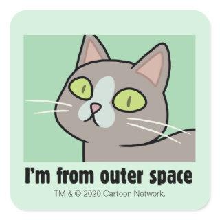 RICK AND MORTY™ | I'm From Outer Space Square Sticker