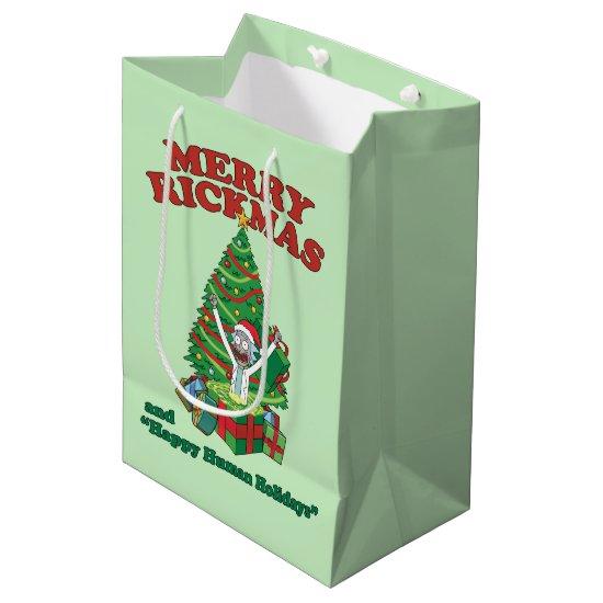 Rick and Morty | Portal Rick Merry Rickmas Medium Gift Bag