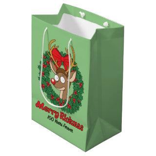Rick and Morty | Reindeer Morty Merry Rickmas Medium Gift Bag