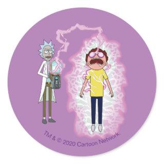 RICK AND MORTY™ | You Live With The Consequences Classic Round Sticker
