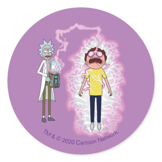RICK AND MORTY™ | You Live With The Consequences Classic Round Sticker