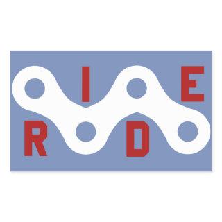 Ride (Chain) Rectangular Sticker