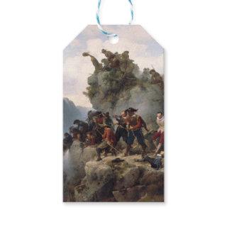 Riflemen Defending a Mountain Pass (Karl Lessing) Gift Tags