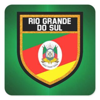 Rio Grande do Sul Flag Square Sticker