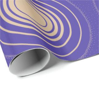 Ripple, Rings, Concentric Circles, Gold, Purple