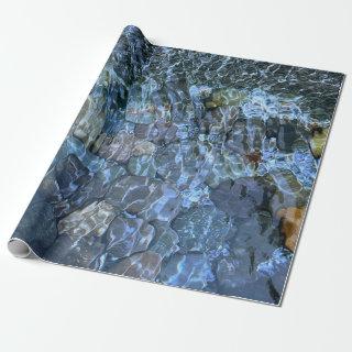 Rippling water, brook, steam, Underwater Stones