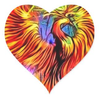 Rise of Phoenix Heart Sticker