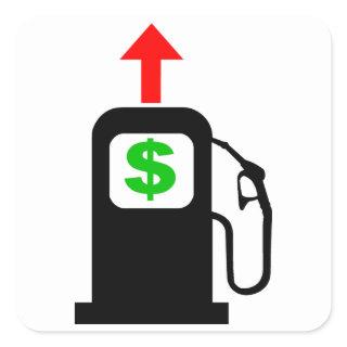 Rising Gas Prices Square Sticker