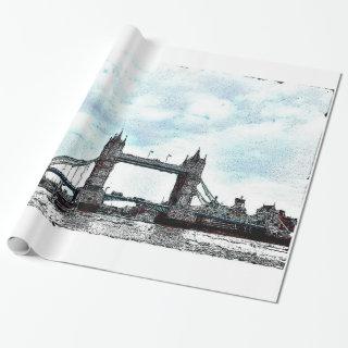 River Thames & Tower Bridge, London England