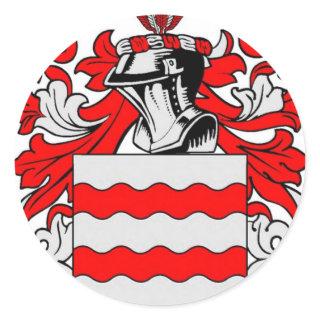 Rivera Coat of Arms Classic Round Sticker