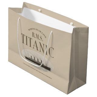 RMS Titanic Ghost Ship Sepia Gift Bag Large