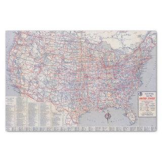 Road map United States Tissue Paper