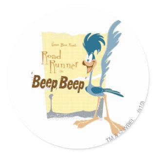 ROAD RUNNER™ BEEP BEEP!™ CLASSIC ROUND STICKER