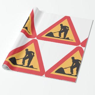 Road Work Ahead Sign Construction Zone Warning