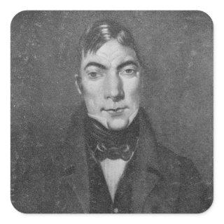 Robert Owen Square Sticker