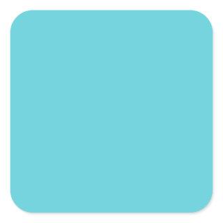 Robin Egg Blue Square Sticker