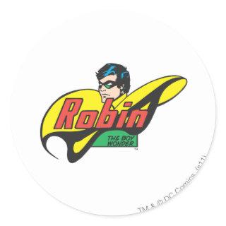 Robin The Boy Wonder Classic Round Sticker