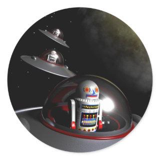ROBOT - 7 Saucers Sticker