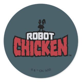 Robot Chicken Logo Classic Round Sticker