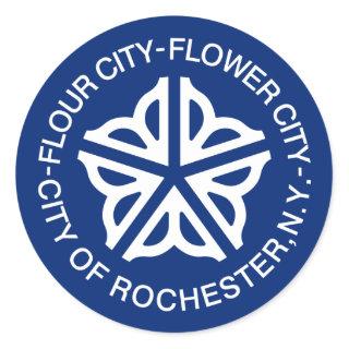 Rochester, New York, United States Classic Round Sticker