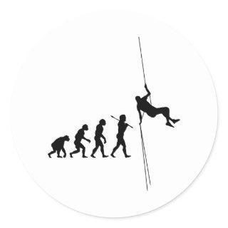 Rock Climbing Classic Round Sticker