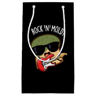 Rock n Mold Funny Bread Pun Dark BG Small Gift Bag