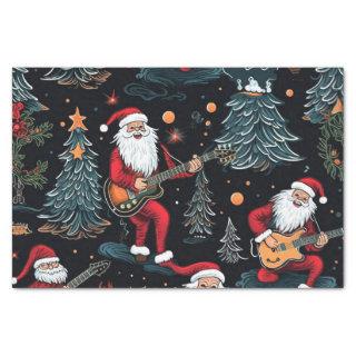 Rock-N-Roll Santa Tissue Paper
