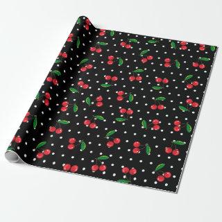 Rockabilly Polka Dots and Cherries Birthday