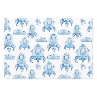 Rockets, Men Women & Kids, Outer Space Pattern  Sheets