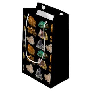 Rockhound Minerals Nature Photography Pattern Small Gift Bag