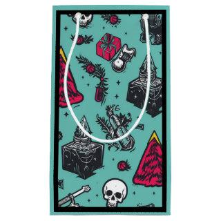 Rockin' Skull Gift Bag (Sea Foam)