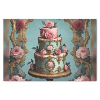 Rococo Parisian Tiered Cake 7 Decoupage Paper