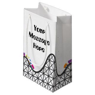 Roller coaster add message party gift bag