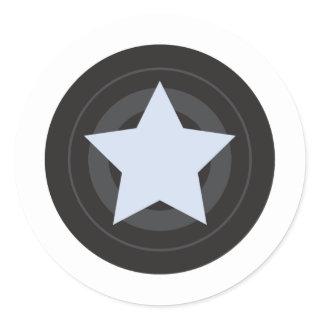 Roller Derby Jammer Classic Round Sticker