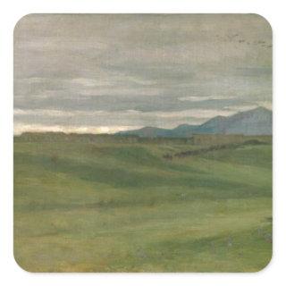 Roman Landscape Square Sticker