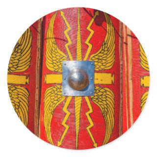 Roman Military Shield - Scutum Classic Round Sticker