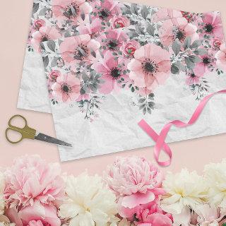 Romantic Elegant Antique Floral Decoupage Tissue Paper