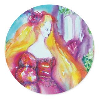 ROMEO AND JULIET BALCONY SCENE CLASSIC ROUND STICKER