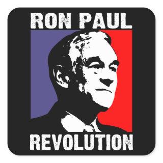 Ron Paul Revolution Square Sticker